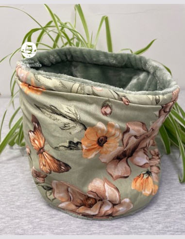 Snood ado adulte pivoine kaki