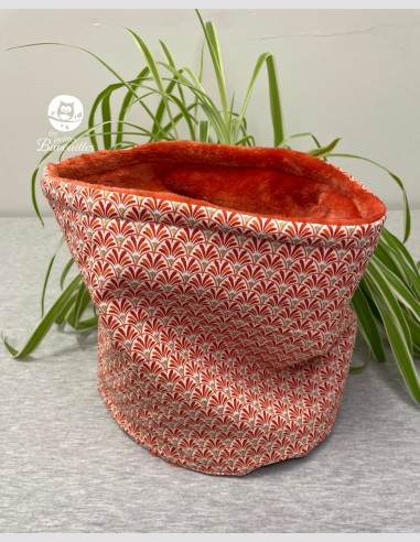 Snood ado adulte éventail orange