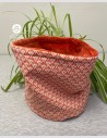 Snood ado adulte éventail orange