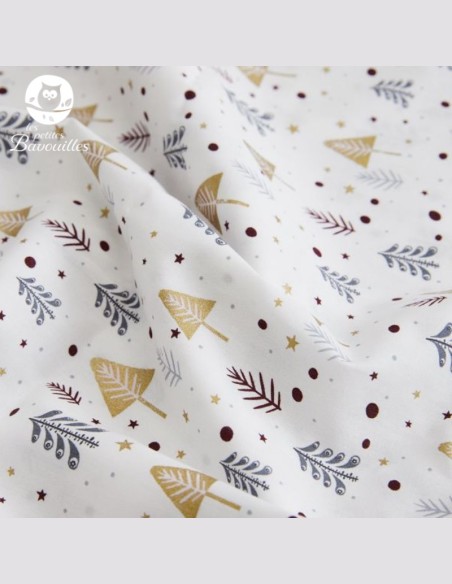 Snood ou tour de cou polaire sapin or