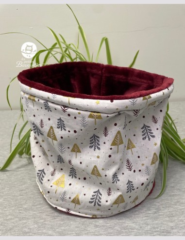 Snood ado adulte sapin or