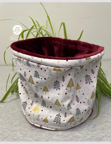 Snood ado adulte sapin or