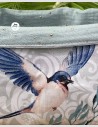 Panière en tissu hirondelle