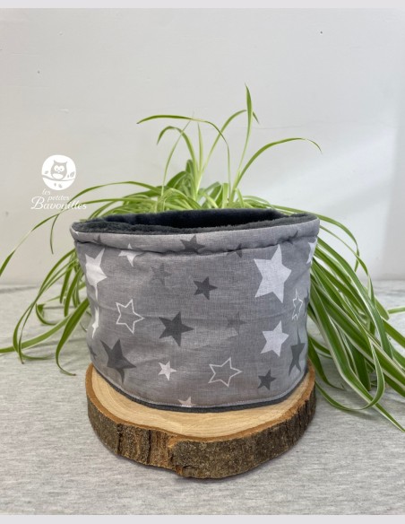 Snood bébé étoile grise
