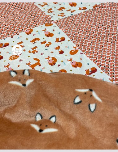 Couverture renard roux