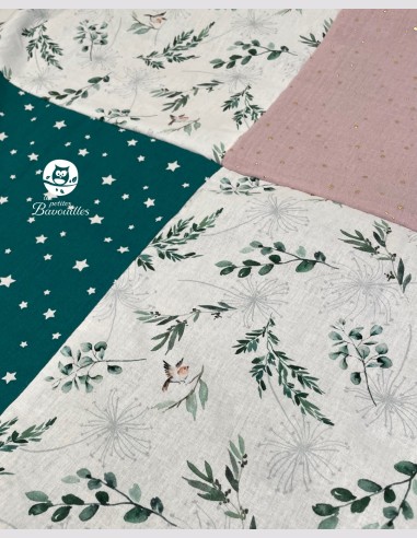 couverture bébé fait main rossignol