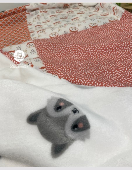 Couverture panda roux