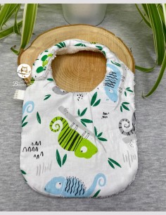 Bavoir naissance - 2ans caméléon