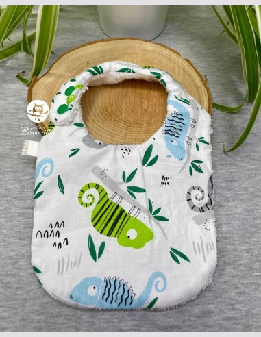 Bavoir naissance - 2ans caméléon