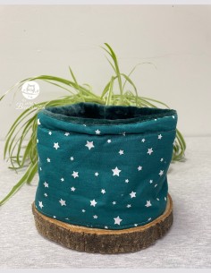 Snood bébé étoile emmeraude