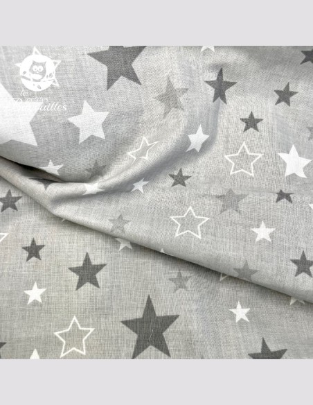 Snood enfant ou tour de cou polaire étoile grise