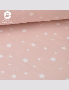 Snood enfant étoile rose poudré 2