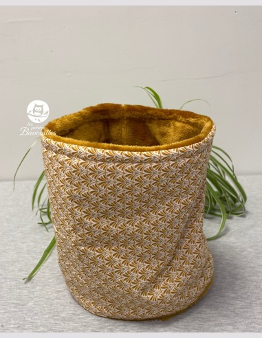 Snood grand enfant éventail or