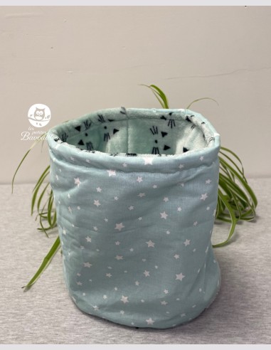 Snood grand enfant étoile vert d'eau