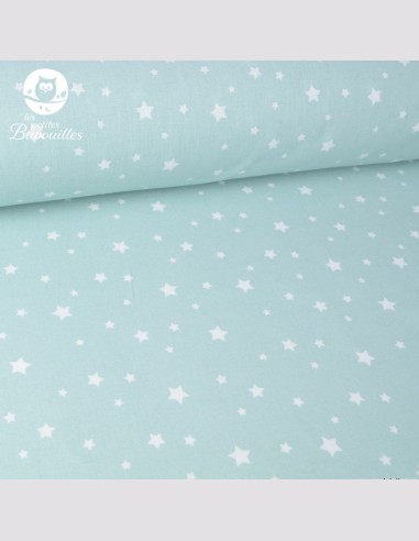 Snood enfant ou tour de cou polaire étoile vert d'eau