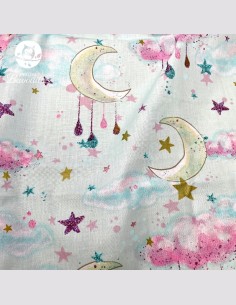 Snood ado adulte lune vert d'eau 2