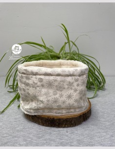Snood bébé flocon argent