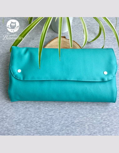 Tapis à langer nomade imperméable bébé fait main garçon roi des ours