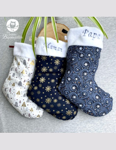 Sur mesure Chaussette de Noël personnalisée