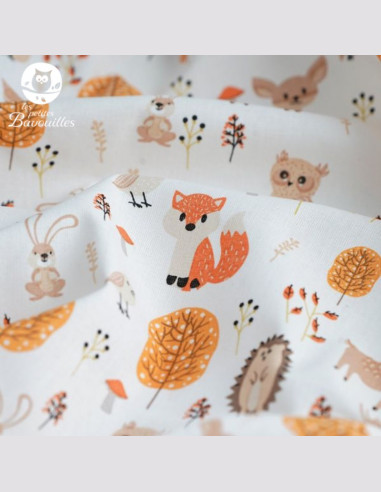 Coton lavable bébé tout doux fait main automne