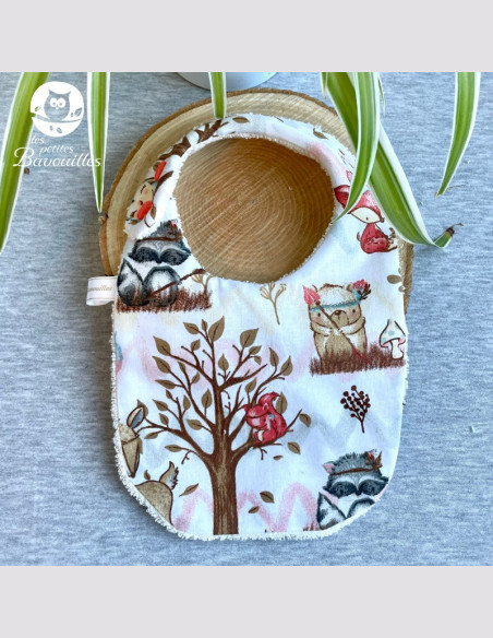 Bavoir naissance - 2ans indien de la foret