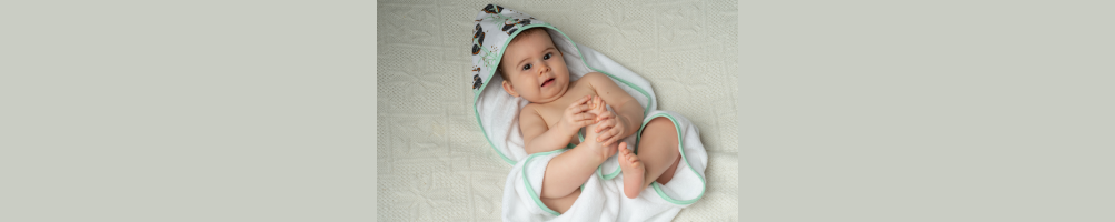 Cape de Bain Personnalisée pour Bébé-Tissus OEKO-TEX et Grande Taille